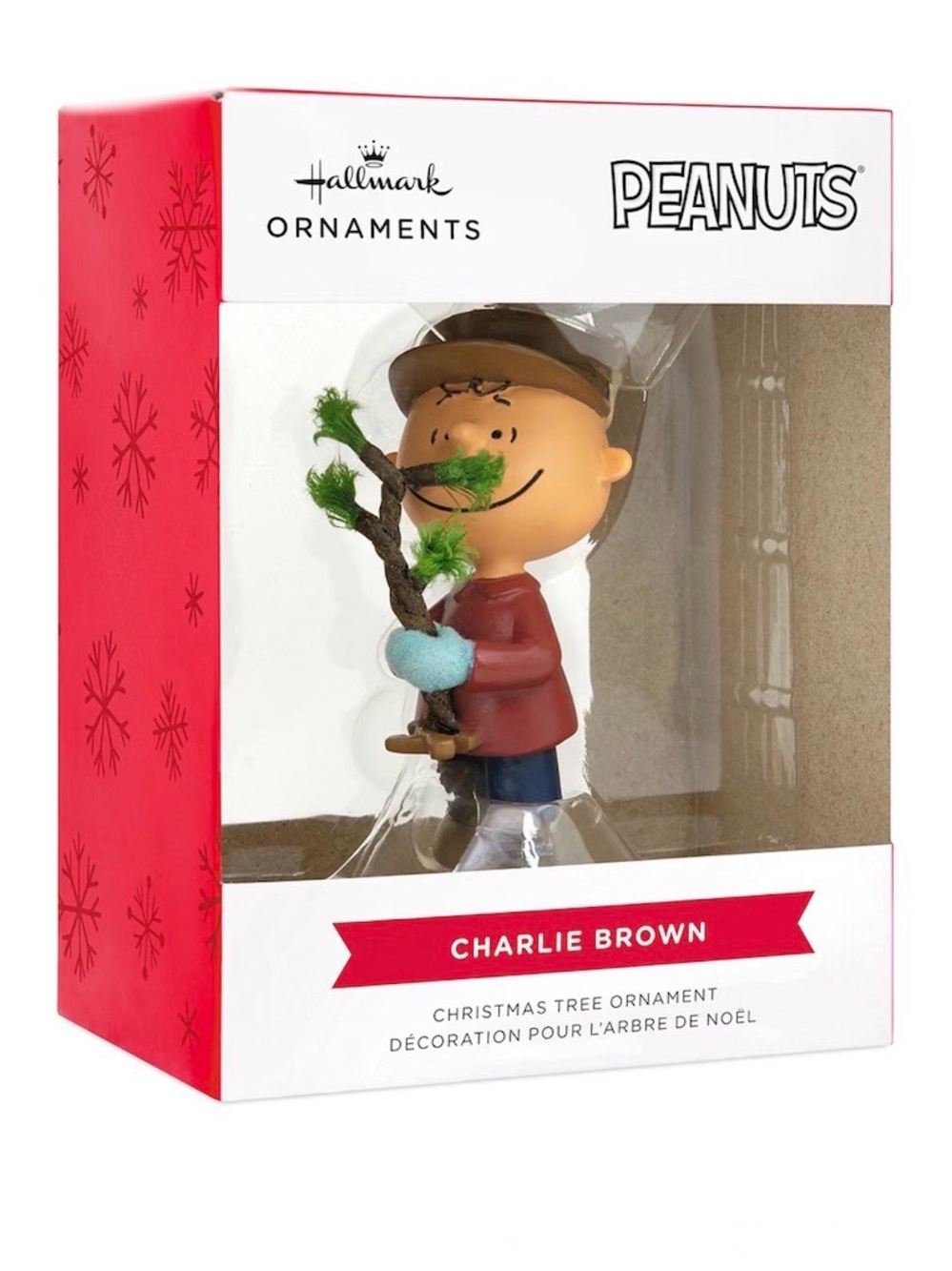 Hallmark Peanuts Charlie Brown with Tree Christmas Ornament